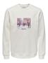 Sweatshirt mit Print Rundhals langarmig lssig