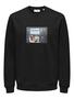 Sweatshirt mit Print Rundhals langarmig l�ssig