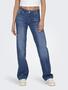Jeans Straight Fit Mittlere Taille Praktische Taschen
