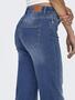 Jeans Straight Fit Mittlere Taille Praktische Taschen