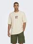 T-Shirt loose fit Rundhals Kurzarm Gummidruck