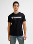 T-Shirt Regular Fit Stretch Rundhalsausschnitt Logo