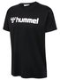T-Shirt Regular Fit Stretch Rundhalsausschnitt Logo
