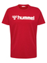 T-Shirt Regular Fit Stretch Rundhalsausschnitt Logo
