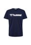 T-Shirt Regular Fit Stretch Rundhalsausschnitt Logo
