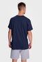 T-Shirt Regular Fit Stretch Rundhalsausschnitt Logo