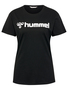 T-Shirt Regular Fit Stretch Rundhalsausschnitt Logo