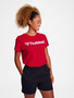 T-Shirt Regular Fit Stretch Rundhalsausschnitt Logo