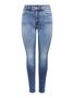 Jeans Skinny Fit hohe Taille Rei�verschluss G�rtelschlaufen