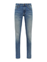 Jeans Skinny Fit Washed Look 5-Pocket Rei�verschluss