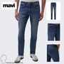 Jeans Skinny Fit Dunkle Waschung 5-Pocket Rei�verschluss