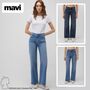 Jeans Loose Fit High-Rise Wide Leg 5-Pocket Malibu