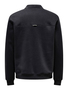Sweatshirt Polokragen Viertelknopfleiste Regular Fit