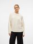Strickpullover loose fit Rundhals tiefe Schultern