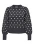 Strickpullover Puff�rmel Lange B�ndchen Regul�r