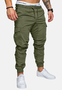 Cargo Jogger Hose Stretch Denim Chino Pants Freizeithose A&S 