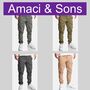 Cargo Jogger Pants Stretch Chino Hose A&S