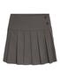 Rock Mini-L�nge Mid Waist Knopfdetail