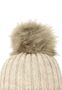 Strickm�tze mit Bommel Thermo-Fleece Beanie