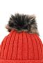 Strickm�tze mit Bommel Thermo-Fleece Beanie