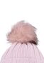 Warme Beanie Strickm�tze mit Fleece Innenfutter und Bommel