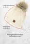 Damen Bommelm�tze mit Farbverlauf Thermo Strickm�tze 