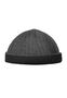 Strick Beanie mit Fleece-Innenfutter und glatter Oberfl�che