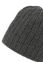 Strick Beanie mit Fleece-Innenfutter und glatter Oberfl�che