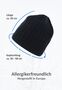 Strick Beanie mit Fleece-Innenfutter und glatter Oberfl�che