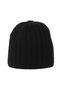 Strick Beanie mit Fleece-Innenfutter und glatter Oberfl�che