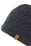 Strick Beanie mit Fleece Innenfutter und Melange Design