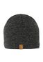 Strick Beanie mit Fleece Innenfutter und Melange Design