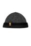Strick Beanie mit Fleece Innenfutter und Melange Design