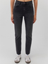 Jeans Hoher Bund 5-Pocket Design Denim Klassischer Look 