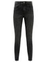 Jeans Hoher Bund 5-Pocket Design Denim Klassischer Look 