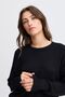 Pullover Loose Fit Kurz Langarm Knitted Rundhals