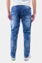 Regular Fit Denim Jeans mit 5-Pocket-Design und Kontrastn�hten  
