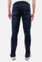 Feine Denim Jeans mit Kontrastn�hten und Design Falten