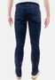 Feine Chino Jeans mit Design Falten und Kontrastn�hten Twill Denim Hose 