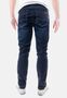 Feine Denim Jeans mit Kontrastn�hten und krempelbaren Beinenden