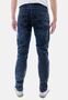 Denim Jeans mit Kontrastn�hten und Asid Waschung