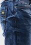 Denim Jeans mit Kontrastn�hten und Asid Waschung