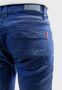 Jeans Semi-Slim Fit Knopfverschluss 5-Pocket