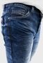 Jeans Slim FIt 5-Pocket Design Knopfverschluss