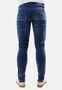 Jeans im Regular Fit mit Design-Falten und Twill-Denim