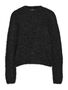 Strickpullover Relaxed Fit flauschiger Stoff