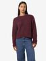 Strickpullover Relaxed Fit flauschiger Stoff