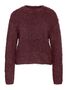 Strickpullover Relaxed Fit flauschiger Stoff
