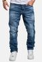 Herren Jeans Regular Fit Rei�verschluss  5-Pocket A&S