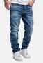 Herren Jeans Regular Fit Rei�verschluss  5-Pocket A&S